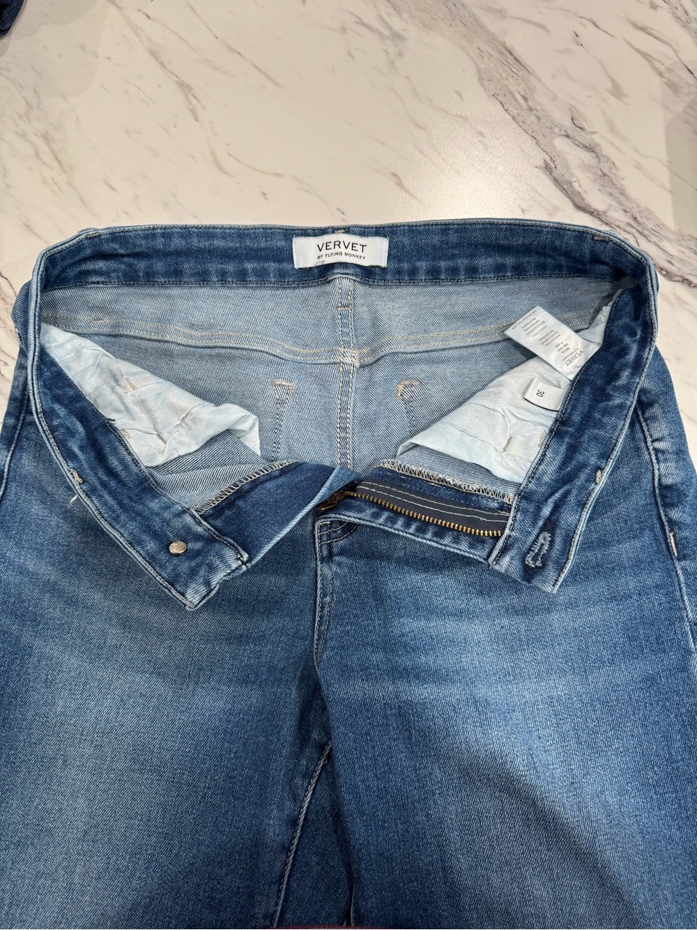Vervet by Flying Monkey Women’s Bella Mid-rise Flare Jeans Size 30 - Picture 5 of 12